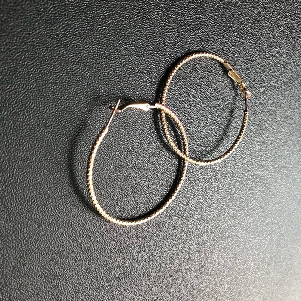 fake gold hoops
